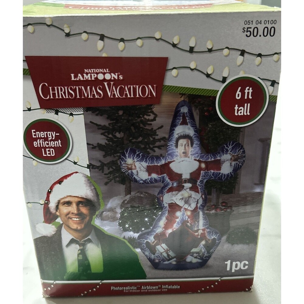 Gemmy Christmas Vacation Clark Electric 6ft Photorealistic Airblown Inflatable